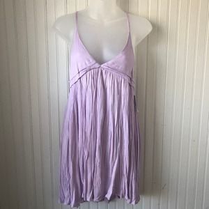 O'Neill Lavender Spaghetti Strap One-Piece Swim Cover-Up
